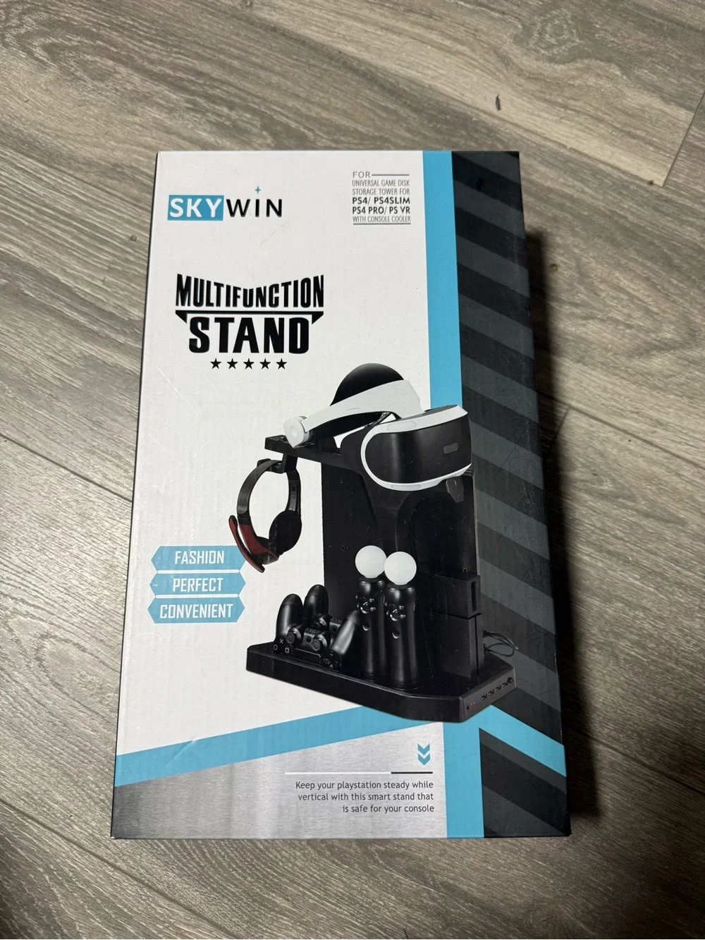 Black Multifunction VR Stand & Controller Organizer